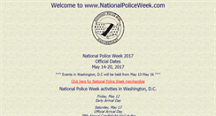 Desktop Screenshot of nationalpoliceweek.com