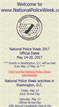 Mobile Screenshot of nationalpoliceweek.com